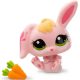 Littlest Pet Shop figura bliszter csomagolásban S2 - Nyúl (76)