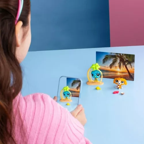 Littlest Pet Shop Petfluencer játékfigura szett – dupla csomag S2 Sunset Pals (44-45)