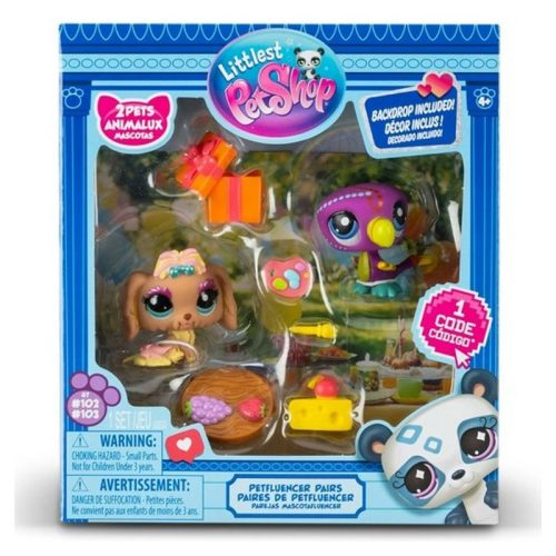 Littlest Pet Shop Petfluencer dupla csomag S2 - Garden Party (102-103)