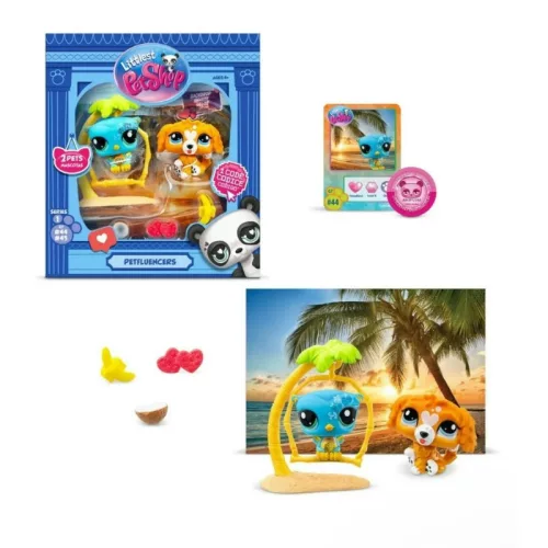 Littlest Pet Shop Petfluencer játékfigura szett – Sunset Pals duplacsomag (44-45)