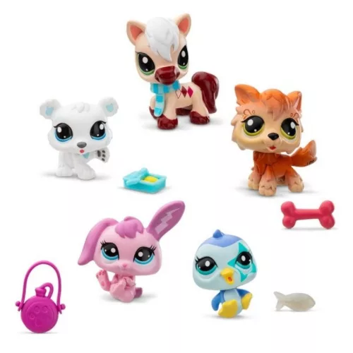 Littlest Pet Shop S2 Winter játékfigura szett