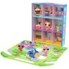 Littlest Pet Shop S2 Hotel készlet 6 db játékfigurával