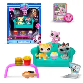 Littlest Pet Shop Dinner Dash játékfigura szett – 3 db