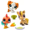 Littlest Pet Shop játékfigura szett – Barnyard Pets 3-as henger S3 (163-164-165)