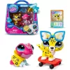 Littlest Pet Shop dupla kisállat figura csomag S5 – Kaméleon és Jaguár