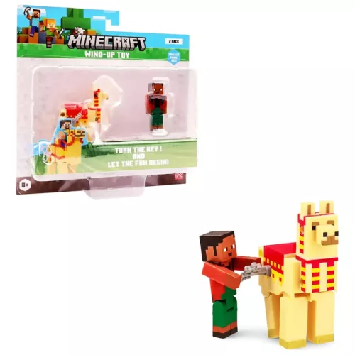 PMI Minecraft 3D felhúzható figura szett – Noor karakter és láma