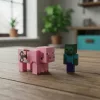 PMI Minecraft 3D Karakter felhúzható állattal - Creeper és Malac