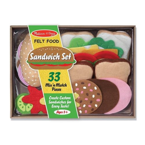 Melissa & Doug Filc szendvics készítő (33 db-os)