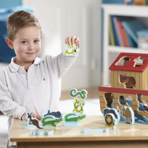 Melissa & Doug Noé bárkája formaillesztő készségfejlesztő fajáték