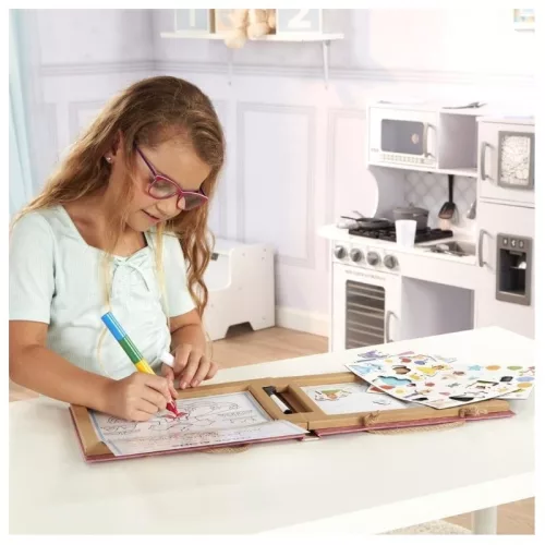 Melissa & Doug letörölhető rajz- és mágneses játékkészlet – Hercegnő