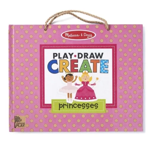 Melissa & Doug letörölhető rajz- és mágneses játékkészlet – Hercegnő