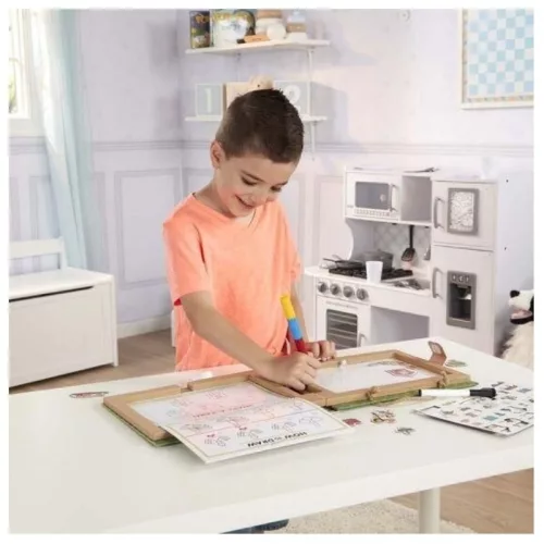 Melissa & Doug Letörölhető rajz- és mágneses játékkészlet – Farm