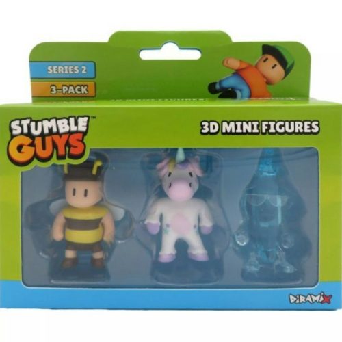 Stumble Guys 3D mini figura - Diamond Banana és Sprinkles (3 db)