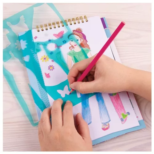 Make it Real Divattervező vázlatfüzet – Virágzó kreativitás