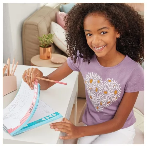 Make it Real Divattervező vázlatfüzet – Virágzó kreativitás