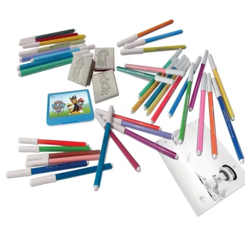 Mancs őrjárat fiús nyomda készlet 36 db-os filccel