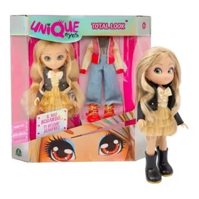 Unique Eyes Igéző szemű baba kétféle ruhával – Amy