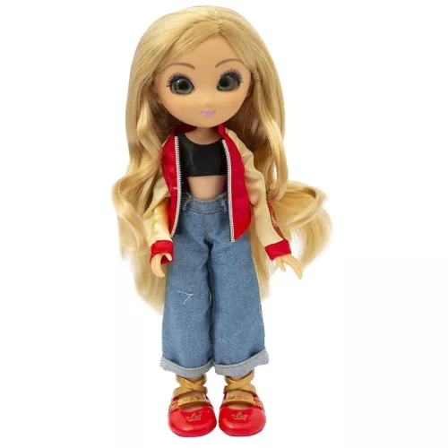 Unique Eyes Igéző szemű baba kétféle ruhával – Amy