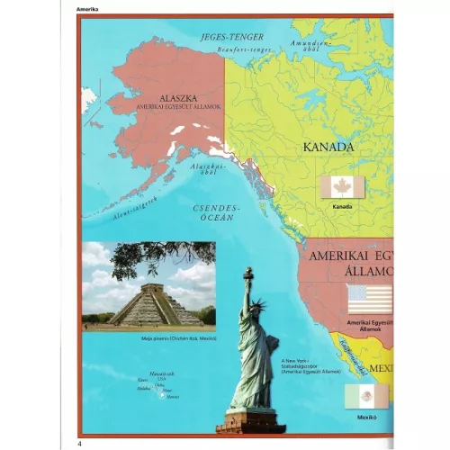 Képes atlasz gyermekeknek - A világ zászlói matricákkal