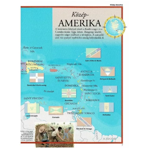 Képes atlasz gyermekeknek - A világ zászlói matricákkal