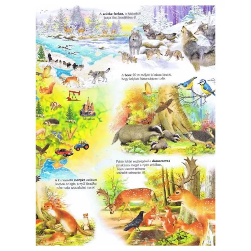 Képes atlasz gyermekeknek – Állatok és élőhelyek