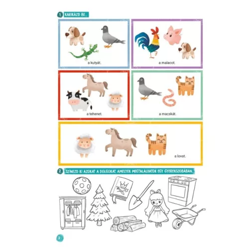 Minitanoda – Iskolaelőkészítő feladatok kiscsoportosoknak