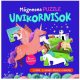 Mágneses puzzle - Unikornisok