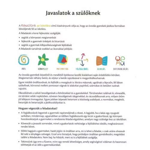 Készülünk az iskolára – 5-6 éveseknek