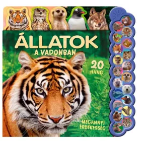 20 hang – Állatok a vadonban hangmodulos könyv