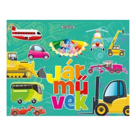 Színező matricákkal – Járművek