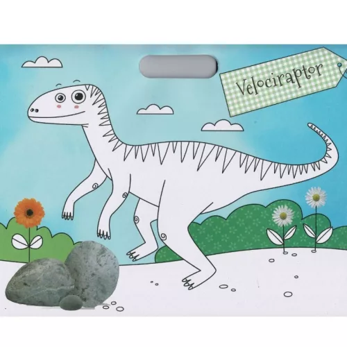 Használd a színes ceruzát – A dinók világa kifestő