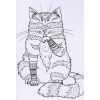 Kifestőfüzet felnőtteknek - Csodálatos cicák