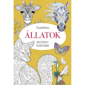 Kifestőfüzet felnőtteknek – Csodálatos állatok