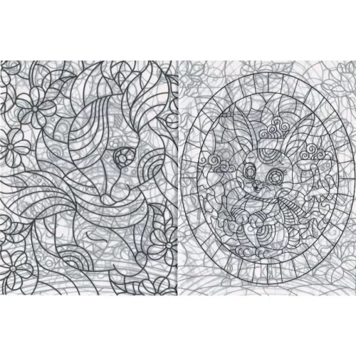 Varázslatos ablakok – Cuki állatok színező