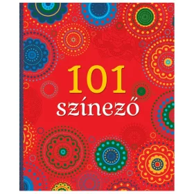 101 színező – Felnőtt színezőkönyv fekete háttérrel