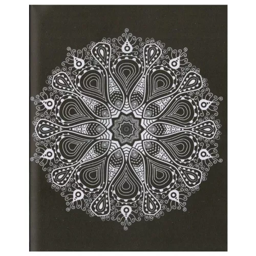 101 színező – Felnőtt színezőkönyv fekete háttérrel