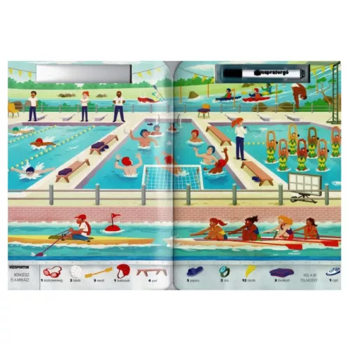 Böngéssz és karikázz! - A sportpályán