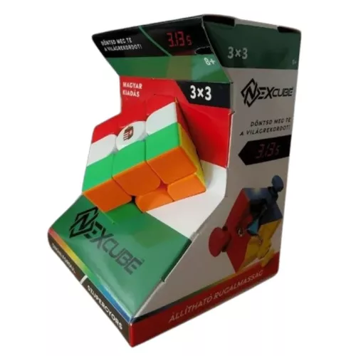 Nexcube bűvös kocka logikai játék – Magyar zászlós kiadás (3x3-as)