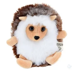 Ülő süni plüss figura (13 cm)