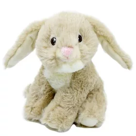 Eco világosbarna nyuszi plüss figura 16 cm