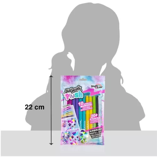 Airbrush Plush filcek – 8 db filctoll és 20 db sablon