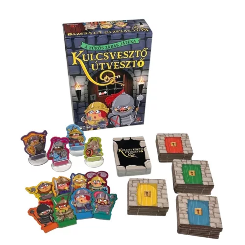 Kulcsvesztő útvesztő társasjáték