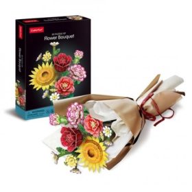 CubicFun 3D puzzle – Vegyes virágcsokor