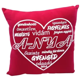 Párna felirattal – Anya (bordó)