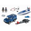 Playmobil City Action 5187 Rendőrkocsi motorcsónakkal