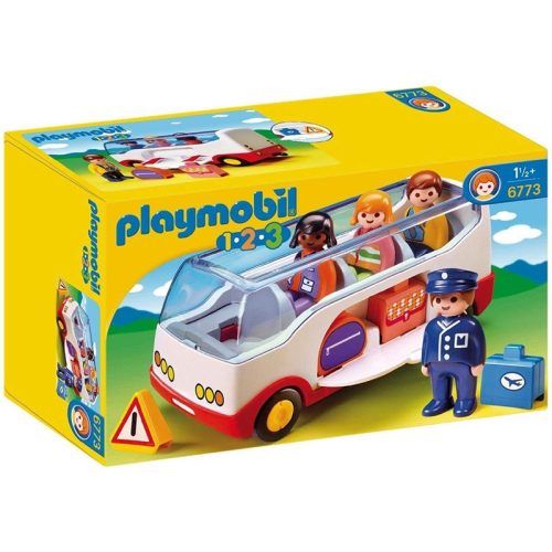 Playmobil 1-2-3 6773 Reptéri kisbusz