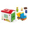 Playmobil 1-2-3 70184 Teherautó formaválogató garázzsal