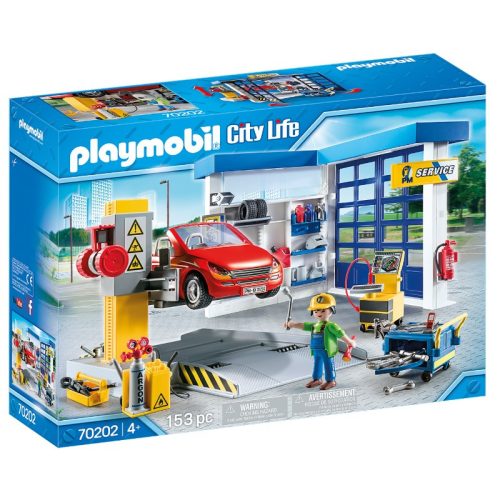 Playmobil City Life 70202 Autószerelő műhely