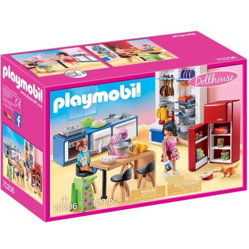 Playmobil Dollhouse 70206 Családi konyha