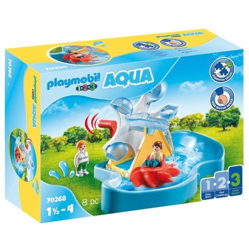 Playmobil 1.2.3. Aqua 70268 Vízikerék körhintával